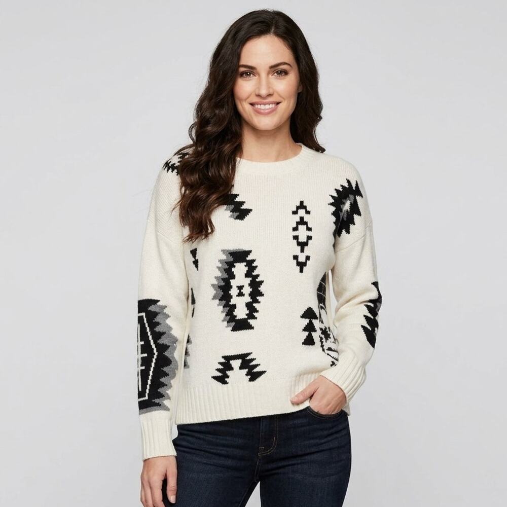 Skull Cashmere Brielle Wool & Cashmere Blend Sweater Size Small